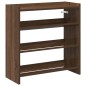 vidaXL Scarpiera Rovere Marrone 60x25x62 cm in Legno Multistrato