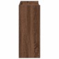 vidaXL Scarpiera Rovere Marrone 60x25x62 cm in Legno Multistrato