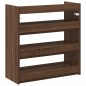 vidaXL Scarpiera Rovere Marrone 60x25x62 cm in Legno Multistrato