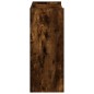 vidaXL Scarpiera Rovere Fumo 60x25x62 cm in Legno Multistrato