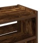vidaXL Scarpiera Rovere Fumo 60x25x62 cm in Legno Multistrato