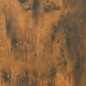 Scaffale Angolare Rovere Fumo 33x33x100 cm Legno Multistrato