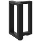 vidaXL Gambe Tavolino da Caffè a T 2 pz Nero 28x25x(42-43) cm Acciaio vidaXL Gambe Tavolino da Caffè a T 2 pz Nero 28x25x(42-43) cm Acciaio