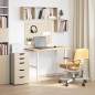 vidaXL Piano Scrivania 100x50x2,5 cm Rovere Massello Non Trattato vidaXL Piano Scrivania 100x50x2,5 cm Rovere Massello Non Trattato