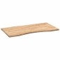 vidaXL Piano Scrivania 100x50x2,5 cm Rovere Massello Non Trattato vidaXL Piano Scrivania 100x50x2,5 cm Rovere Massello Non Trattato