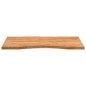 vidaXL Piano Scrivania Marrone Chiaro 80x50x2,5 cm in Rovere Massello vidaXL Piano Scrivania Marrone Chiaro 80x50x2,5 cm in Rovere Massello