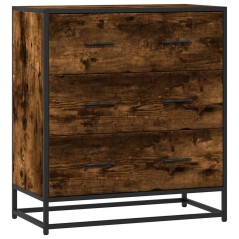 vidaXL Credenza Rovere Fumo 68x35x76 cm in Truciolato