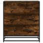 vidaXL Credenza Rovere Fumo 68x35x76 cm in Truciolato vidaXL Credenza Rovere Fumo 68x35x76 cm in Truciolato