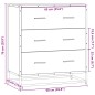 vidaXL Credenza Rovere Fumo 68x35x76 cm in Truciolato vidaXL Credenza Rovere Fumo 68x35x76 cm in Truciolato