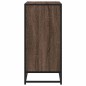 vidaXL Credenza Rovere Marrone 68x35x76 cm in Truciolato e Metallo vidaXL Credenza Rovere Marrone 68x35x76 cm in Truciolato e Metallo
