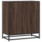 vidaXL Credenza Rovere Marrone 68x35x76 cm in Truciolato e Metallo vidaXL Credenza Rovere Marrone 68x35x76 cm in Truciolato e Metallo