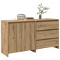 vidaXL Credenza 2 pz Rovere Artigianale in Legno Multistrato