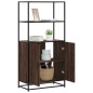vidaXL Credenza Rovere Marrone 68x35x139 cm Legno Multistrato Metallo
