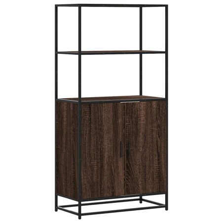 vidaXL Credenza Rovere Marrone 68x35x139 cm Legno Multistrato Metallo