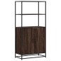 vidaXL Credenza Rovere Marrone 68x35x139 cm Legno Multistrato Metallo