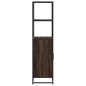 vidaXL Credenza Rovere Marrone 68x35x139 cm Legno Multistrato Metallo