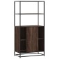 vidaXL Credenza Rovere Marrone 68x35x139 cm Legno Multistrato Metallo