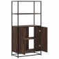 vidaXL Credenza Rovere Marrone 68x35x139 cm Legno Multistrato Metallo