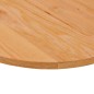 vidaXL Piano Tavolo Marrone Chiaro 140x60x2cm in Rovere Massello Ovale