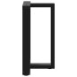 vidaXL Gambe Tavolo Pranzo a Forma T 2pz Nero 50x35x(72-73)cm Acciaio vidaXL Gambe Tavolo Pranzo a Forma T 2pz Nero 50x35x(72-73)cm Acciaio