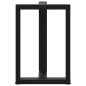 vidaXL Gambe Tavolo Pranzo a Forma T 2pz Nero 50x35x(72-73)cm Acciaio vidaXL Gambe Tavolo Pranzo a Forma T 2pz Nero 50x35x(72-73)cm Acciaio