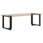 vidaXL Gambe Tavolo Pranzo a Forma T 2pz Nero 80x35x(72-73) cm Acciaio vidaXL Gambe Tavolo Pranzo a Forma T 2pz Nero 80x35x(72-73) cm Acciaio