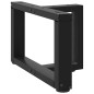 vidaXL Gambe Tavolino da Caffè a T 2 pz Nero 50x25x(30-31) cm Acciaio vidaXL Gambe Tavolino da Caffè a T 2 pz Nero 50x25x(30-31) cm Acciaio