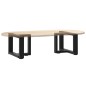 vidaXL Gambe Tavolino da Caffè a T 2 pz Nero 50x25x(30-31) cm Acciaio vidaXL Gambe Tavolino da Caffè a T 2 pz Nero 50x25x(30-31) cm Acciaio