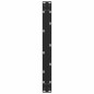 vidaXL Gambe per Tavolino da Caffè Nero 2 pz 70x(30-31) cm Acciaio vidaXL Gambe per Tavolino da Caffè Nero 2 pz 70x(30-31) cm Acciaio