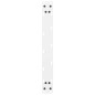 vidaXL Gambe per Tavolino da Caffè Bianco 2 pz 50x(30-31) cm Acciaio