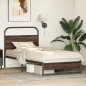 vidaXL Giroletto senza Materasso Rovere Marrone 107x203 cm Truciolato