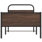 vidaXL Giroletto senza Materasso Rovere Marrone 90x190cm in Truciolato vidaXL Giroletto senza Materasso Rovere Marrone 90x190cm in Truciolato