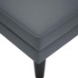 vidaXL Sdraio con Cuscino e Bracciolo Destro in Velluto Grigio Scuro vidaXL Sdraio con Cuscino e Bracciolo Destro in Velluto Grigio Scuro