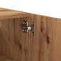 vidaXL Armadietto a Muro Rovere Artigianale 60x31x70 cm in Truciolato