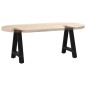 vidaXL Gambe Tavolino da Caffè a A 2 pz Nero 50x(42-43) cm in Acciaio vidaXL Gambe Tavolino da Caffè a A 2 pz Nero 50x(42-43) cm in Acciaio
