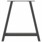 vidaXL Gambe Tavolo Consolle a A 2pz Antracite 20x28x(72-73)cm Acciaio vidaXL Gambe Tavolo Consolle a A 2pz Antracite 20x28x(72-73)cm Acciaio