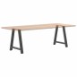 vidaXL Gambe Tavolo Consolle a A 2pz Antracite 20x28x(72-73)cm Acciaio vidaXL Gambe Tavolo Consolle a A 2pz Antracite 20x28x(72-73)cm Acciaio