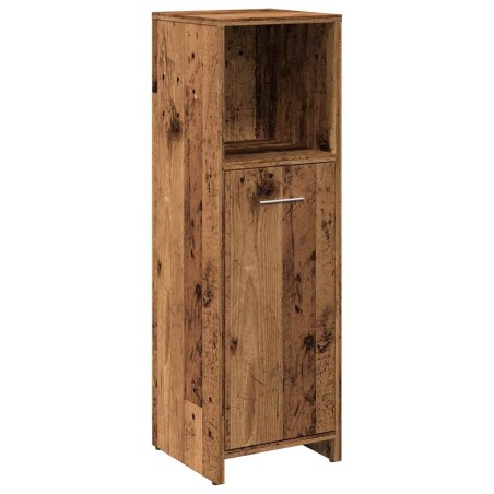 vidaXL Mobile da Bagno Legno Antico 30x30x95 cm in Legno Multistrato