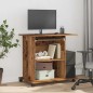 vidaXL Scrivania da Computer Legno Antico 80x50x75cm Legno Multistrato vidaXL Scrivania da Computer Legno Antico 80x50x75cm Legno Multistrato
