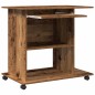 vidaXL Scrivania da Computer Legno Antico 80x50x75cm Legno Multistrato vidaXL Scrivania da Computer Legno Antico 80x50x75cm Legno Multistrato