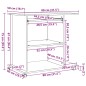 vidaXL Scrivania da Computer Legno Antico 80x50x75cm Legno Multistrato vidaXL Scrivania da Computer Legno Antico 80x50x75cm Legno Multistrato