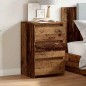 vidaXL Comodino Legno Antico 40x35x62,5 cm in Legno Multistrato
