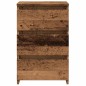 vidaXL Comodino Legno Antico 40x35x62,5 cm in Legno Multistrato