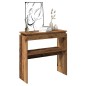 vidaXL Tavolino Consolle Legno Antico 80x30x102 cm in Truciolato vidaXL Tavolino Consolle Legno Antico 80x30x102 cm in Truciolato