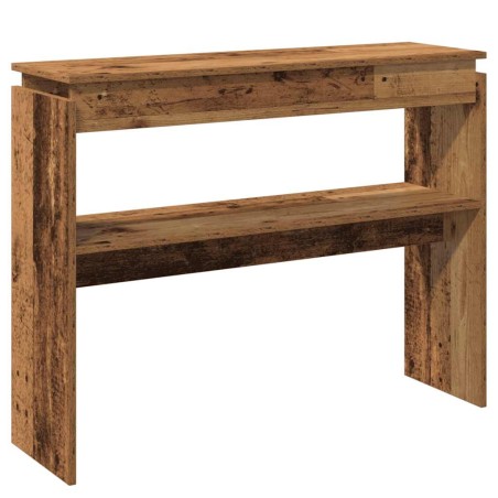 vidaXL Tavolino Consolle Legno Antico 80x30x102 cm in Truciolato