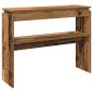 vidaXL Tavolino Consolle Legno Antico 80x30x102 cm in Truciolato vidaXL Tavolino Consolle Legno Antico 80x30x102 cm in Truciolato