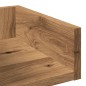 vidaXL Libreria Rovere Artigianale 86x25,5x140 cm Legno Multistrato