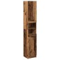 vidaXL Armadietto Bagno Legno Antico 32x34x188,5 cm Legno Multistrato vidaXL Armadietto Bagno Legno Antico 32x34x188,5 cm Legno Multistrato
