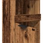 vidaXL Armadietto Bagno Legno Antico 32x34x188,5 cm Legno Multistrato vidaXL Armadietto Bagno Legno Antico 32x34x188,5 cm Legno Multistrato