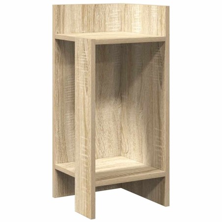 vidaXL Tavolino Laterale con Ripiano Rovere Sonoma 25,5x27x60 cm